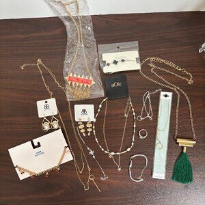 Jewelry Bundle Earrings Necklaces Bracelets Earrings Ring Fashion Jewelry